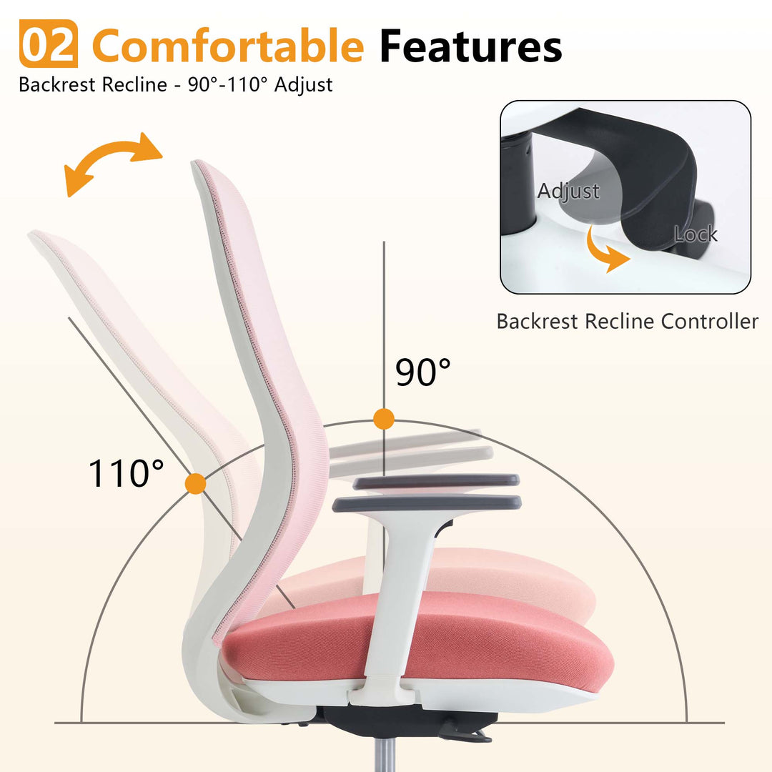 YOUNIKE Ergonomic Office Chair Rolling High-Back Mesh chair