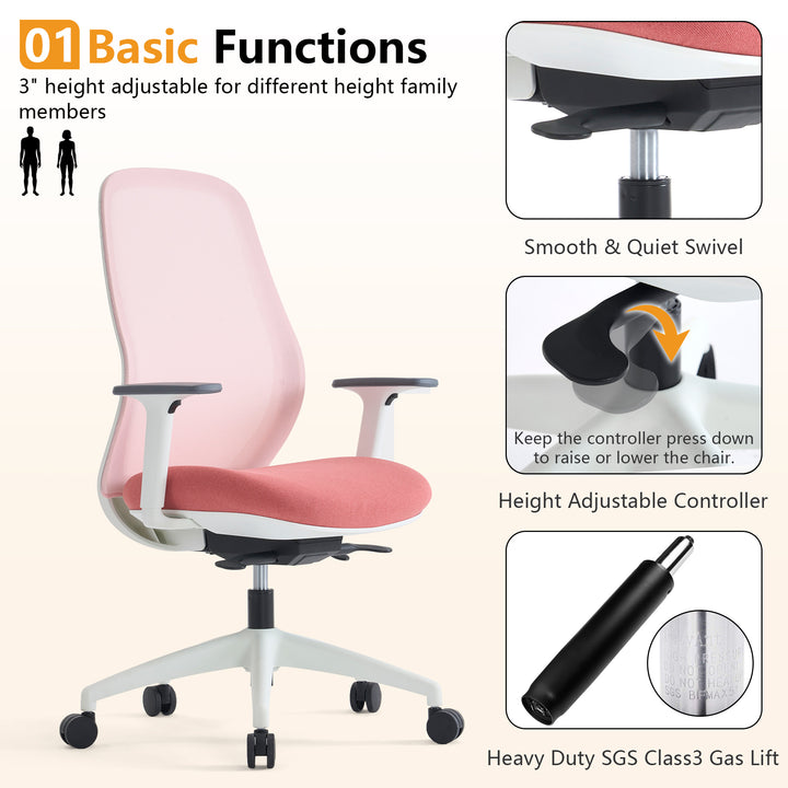 YOUNIKE Ergonomic Office Chair Rolling High-Back Mesh chair