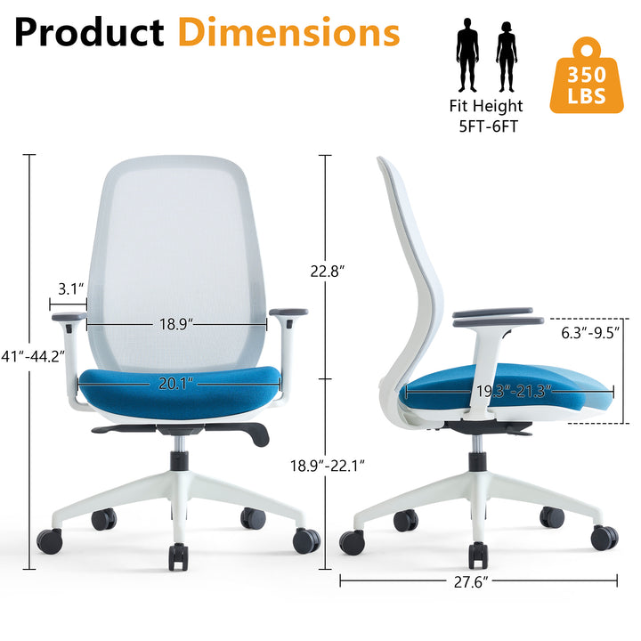 YOUNIKE Ergonomic Office Chair Rolling High-Back Mesh chair