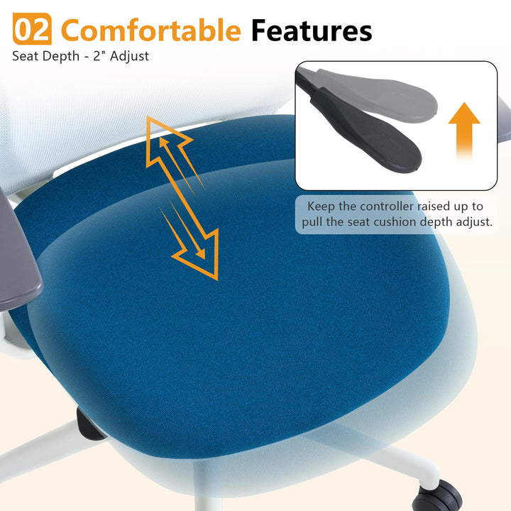 YOUNIKE Ergonomic Office Chair Rolling High-Back Mesh chair