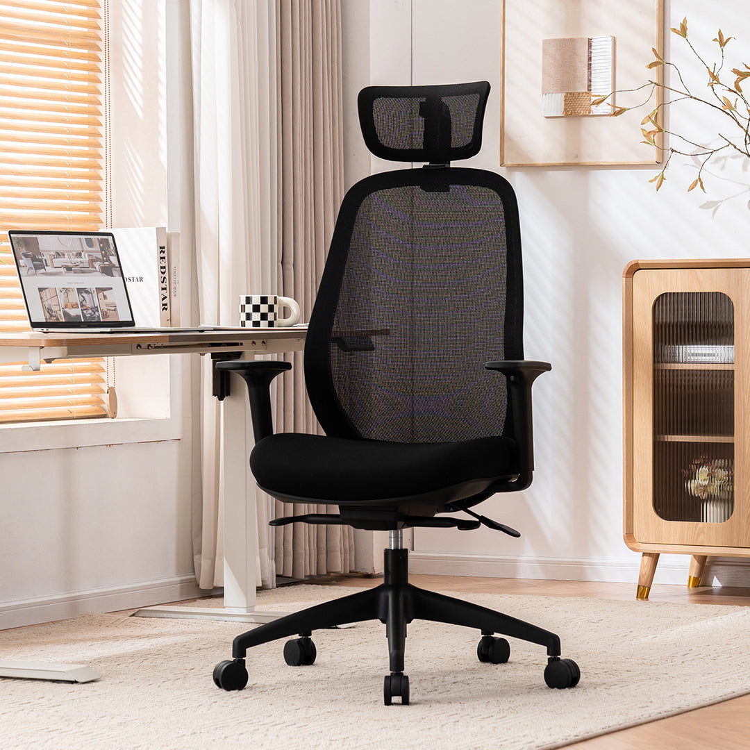 YOUNIKE Office Chair High Back Home Desk Chair with Headrest