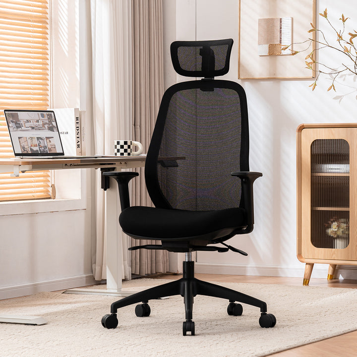 YOUNIKE Office Chair High Back Home Desk Chair with Headrest