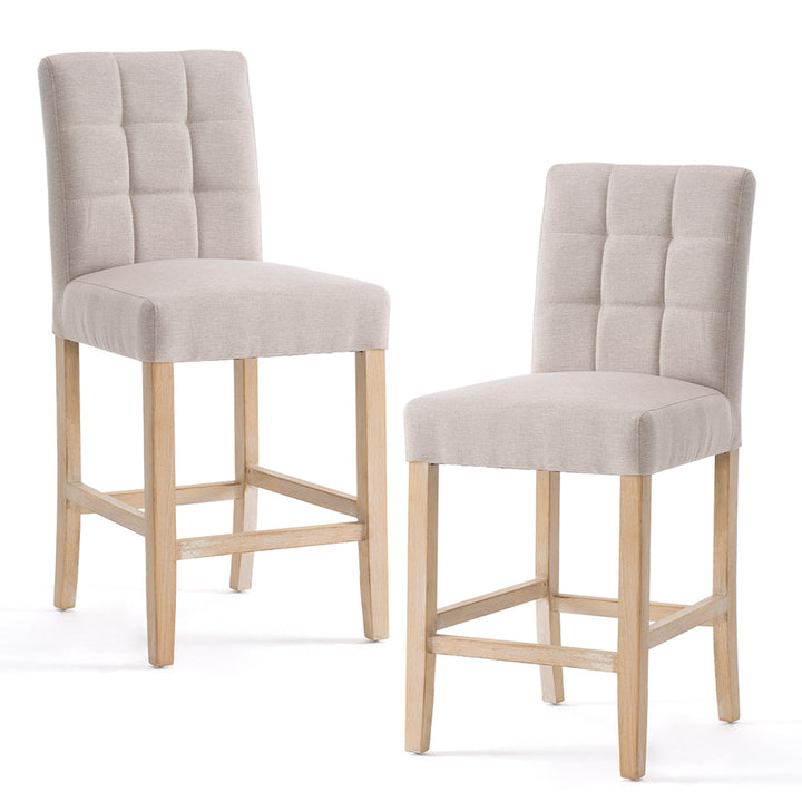 YOUNIKE Bar Stools Wood Counter Chairs
