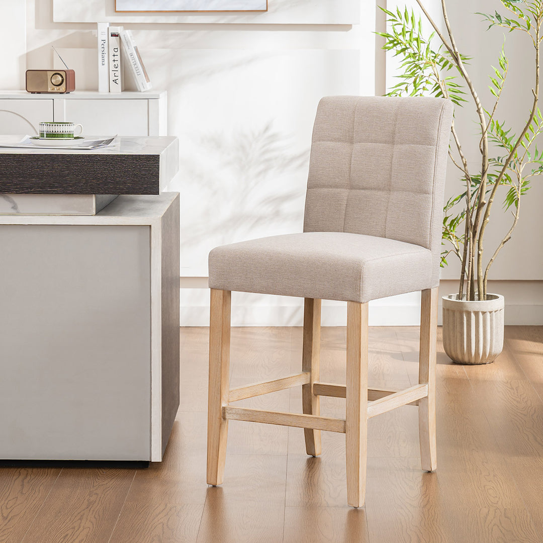 YOUNIKE Bar Stools Wood Counter Chairs