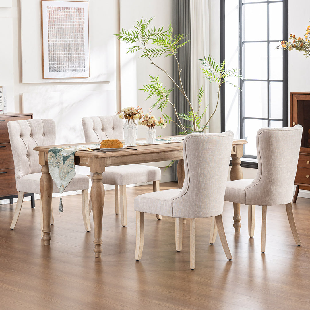 YOUNIKE Dining Chairs Modern Kitchen Chairs with Curved Legs