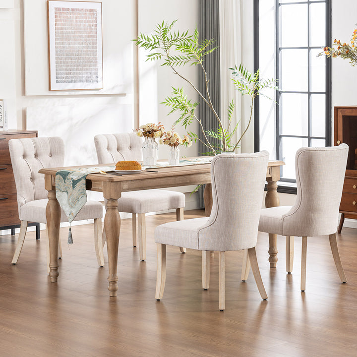 YOUNIKE Dining Chairs Modern Kitchen Chairs with Curved Legs