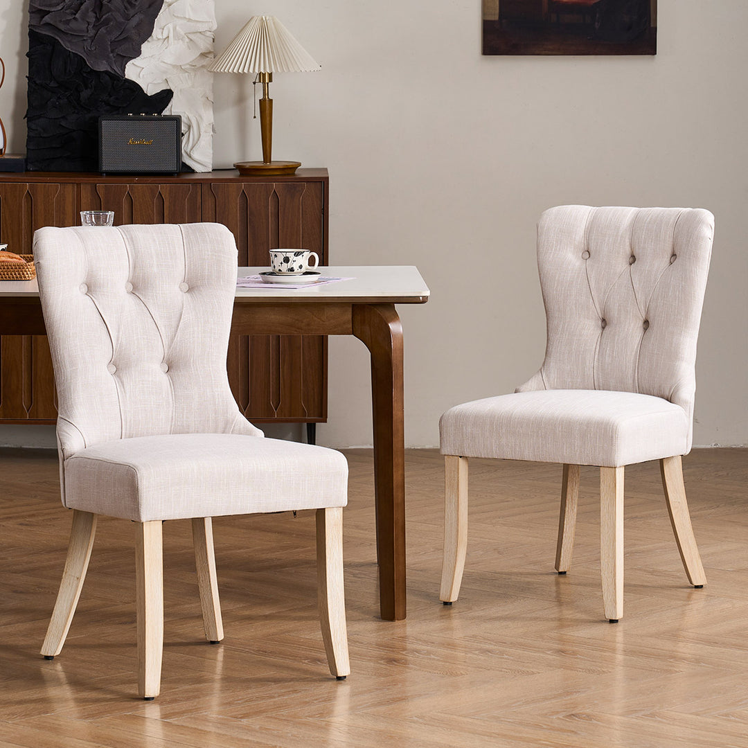 YOUNIKE Dining Chairs Modern Kitchen Chairs with Curved Legs