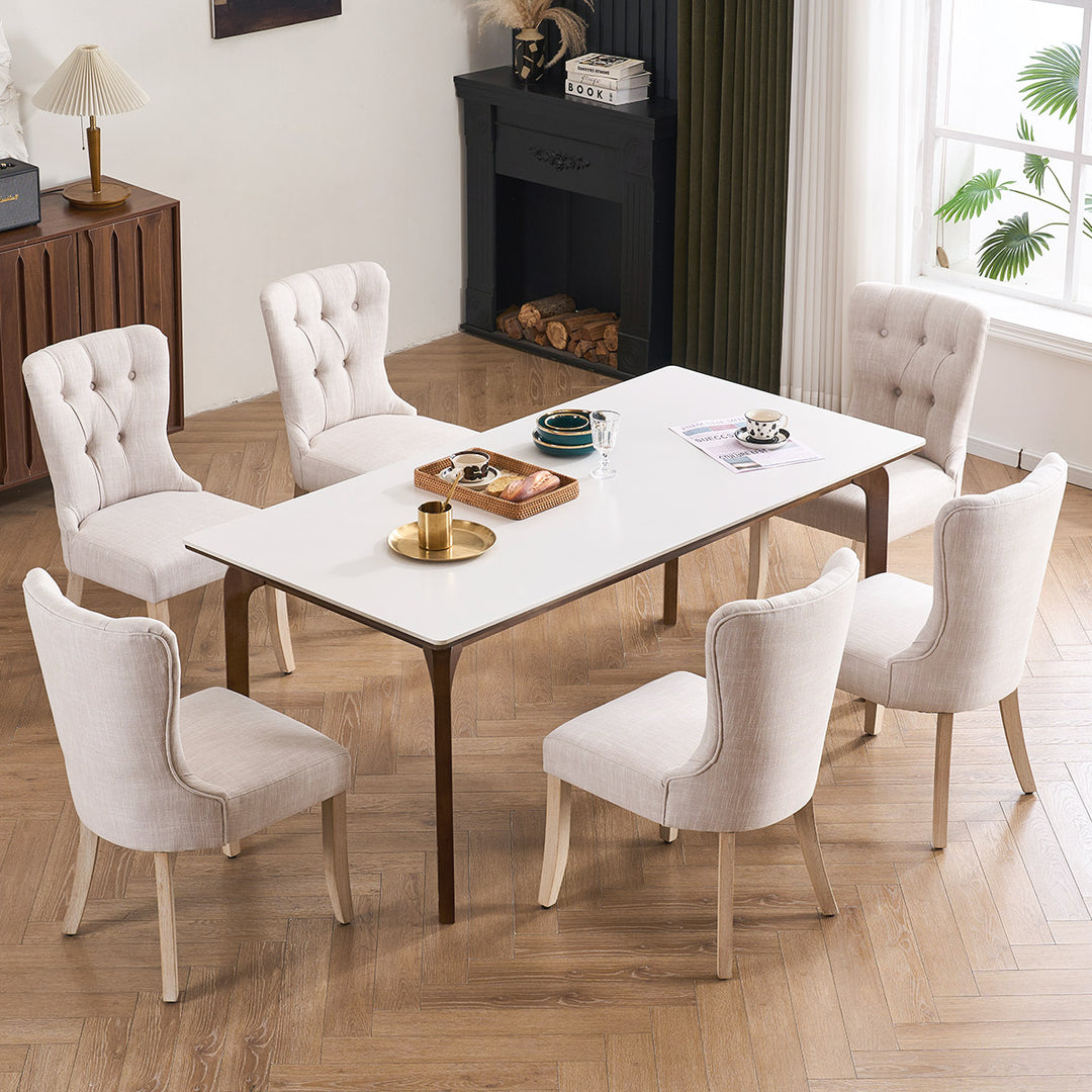 YOUNIKE Dining Chairs Modern Kitchen Chairs with Curved Legs
