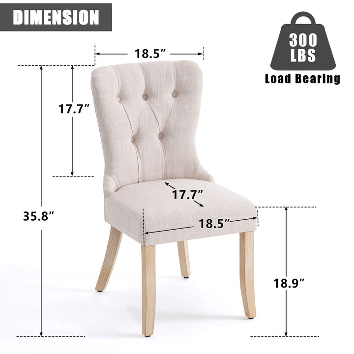YOUNIKE Dining Chairs Modern Kitchen Chairs with Curved Legs