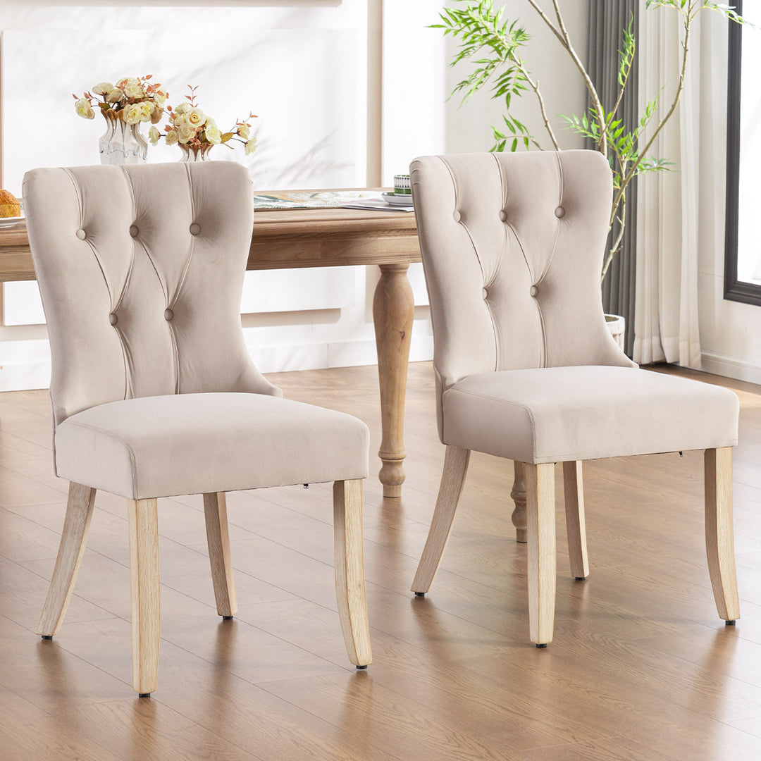 YOUNIKE Dining Chairs Modern Kitchen Chairs with Curved Legs
