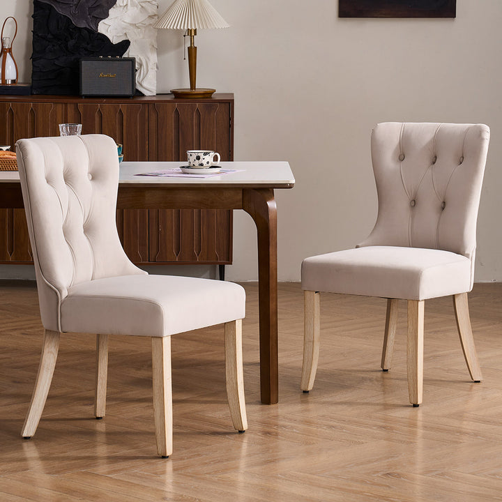 YOUNIKE Dining Chairs Modern Kitchen Chairs with Curved Legs