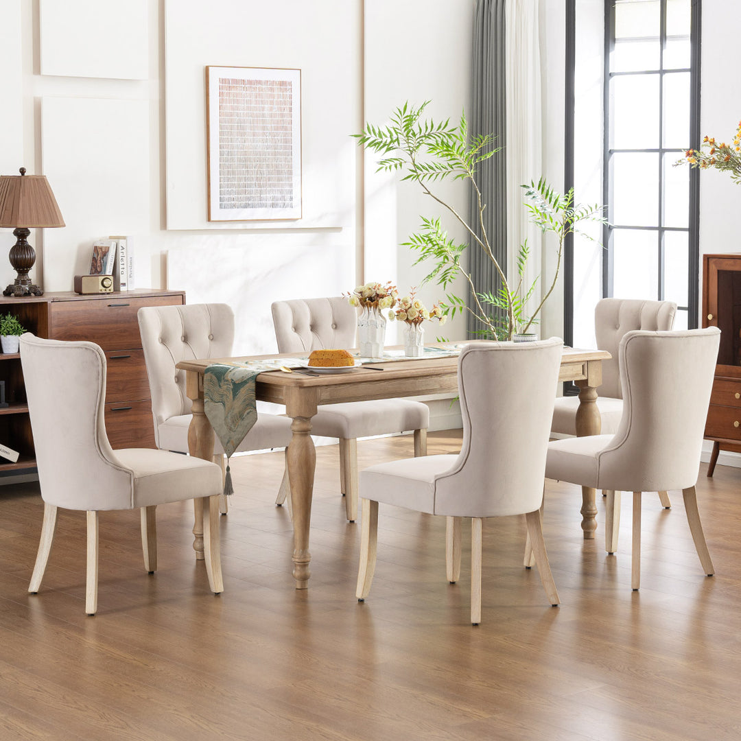 YOUNIKE Dining Chairs Modern Kitchen Chairs with Curved Legs