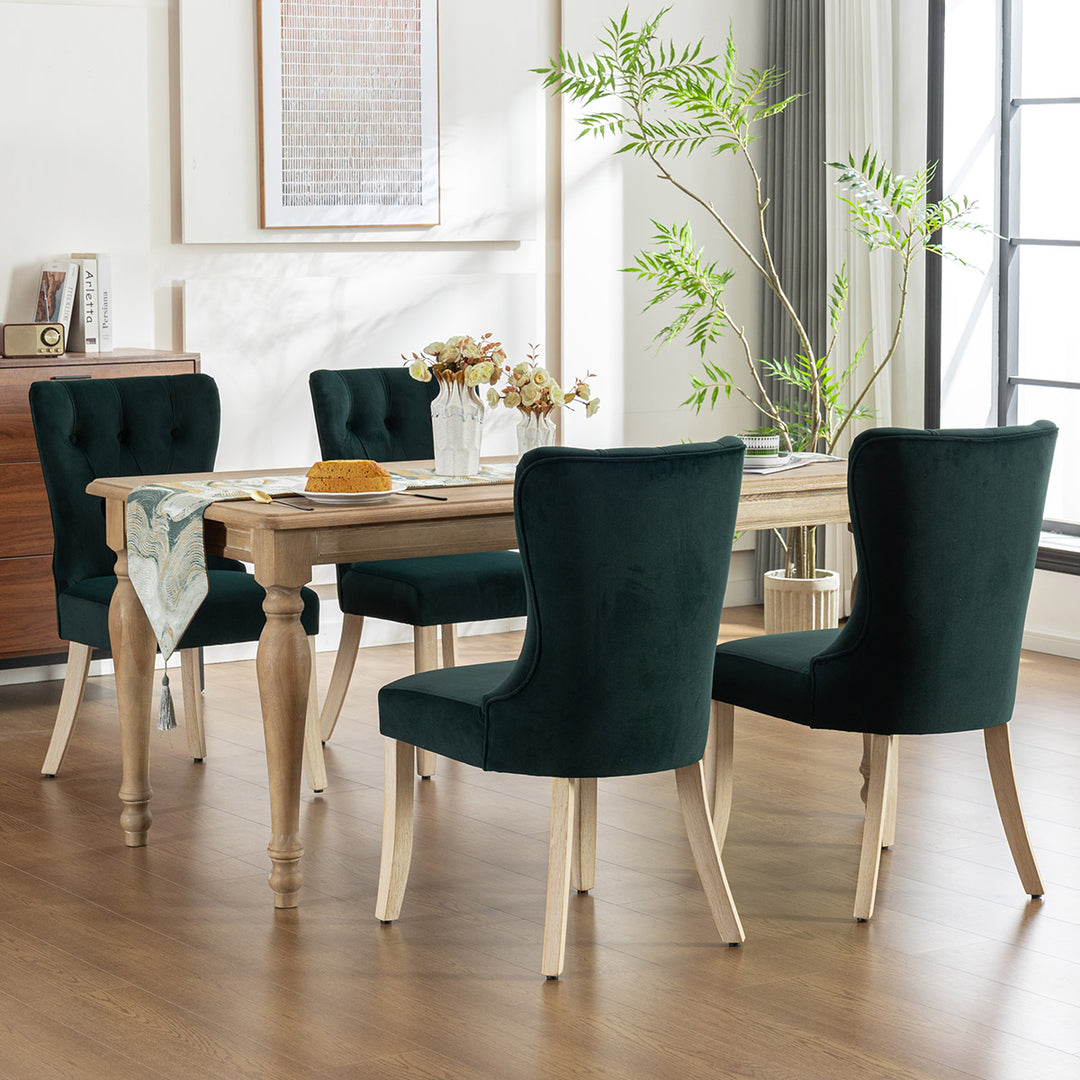 YOUNIKE Dining Chairs Modern Kitchen Chairs with Curved Legs