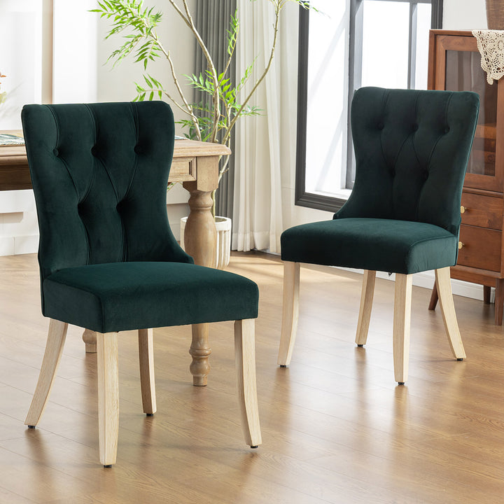 YOUNIKE Dining Chairs Modern Kitchen Chairs with Curved Legs