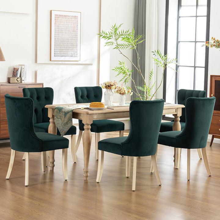 YOUNIKE Dining Chairs Modern Kitchen Chairs with Curved Legs