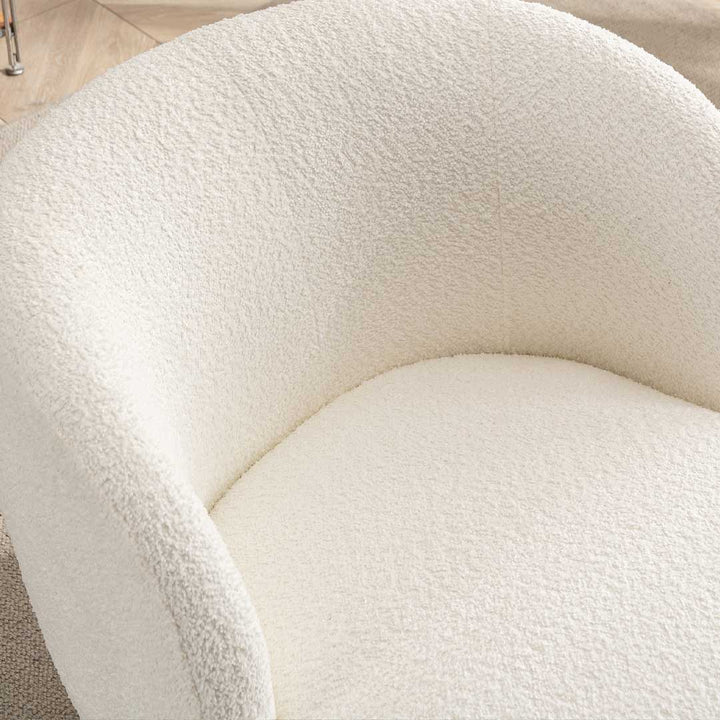 Accent Chair-White-B231