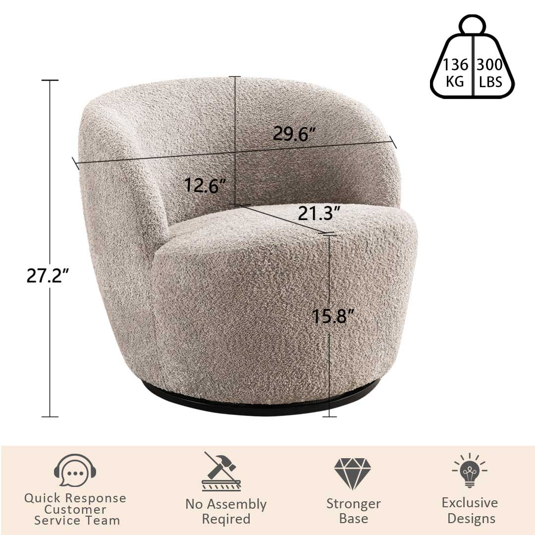 Accent Chair-Grey-B231