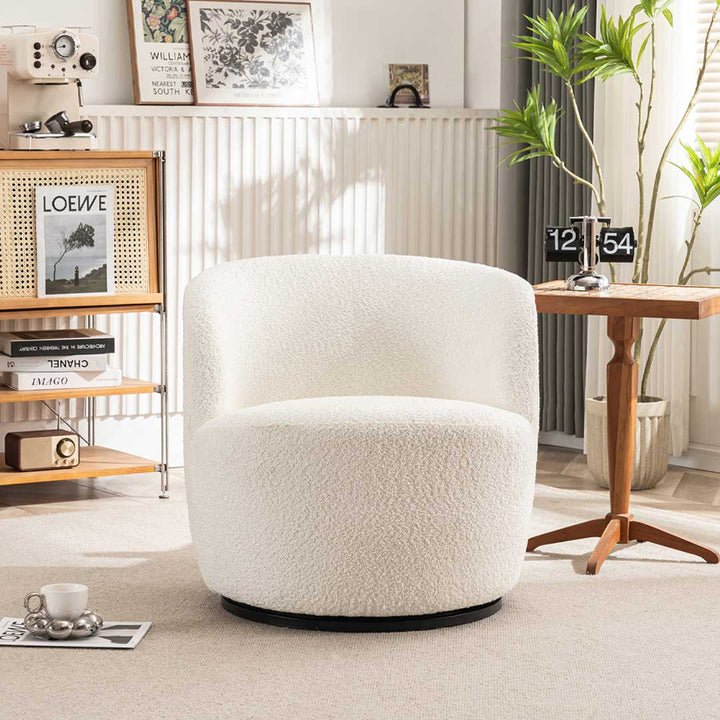 Accent Chair-White-B231