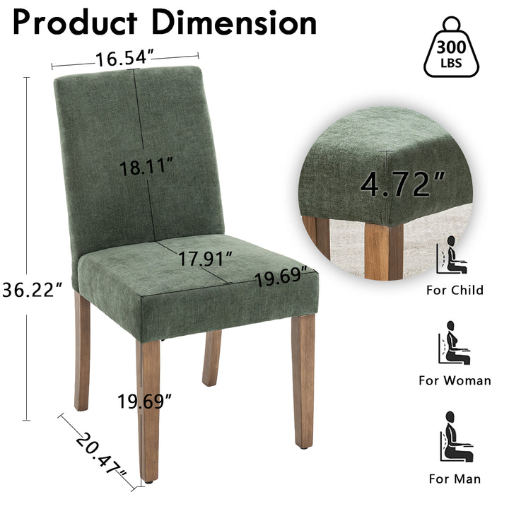 YOUNIKE Dining Chairs Minimalist Kitchen Chair Set of 2