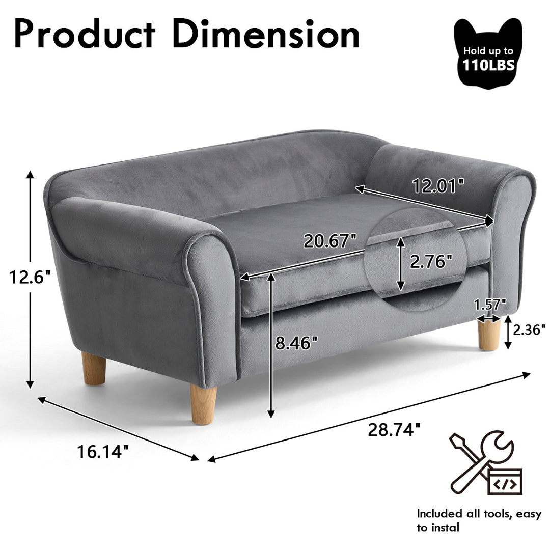 YOUNIKE Dog Bed Orthopedic Pet Sofa