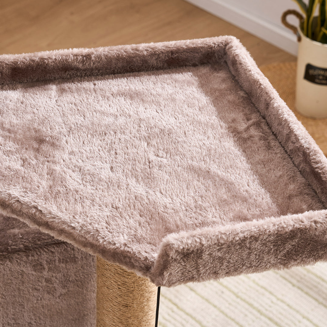 YOUNIKE Cat Tree 45in Cat Tower Condo for Kittens Pet House Play
