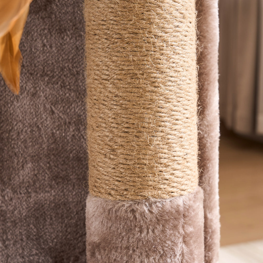 YOUNIKE Cat Tree 45in Cat Tower Condo for Kittens Pet House Play