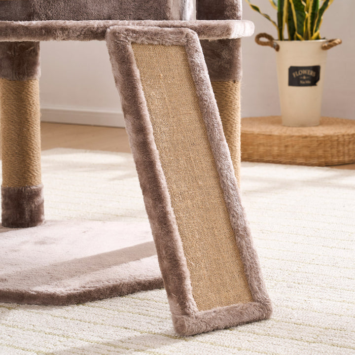 YOUNIKE Cat Tree 45in Cat Tower Condo for Kittens Pet House Play