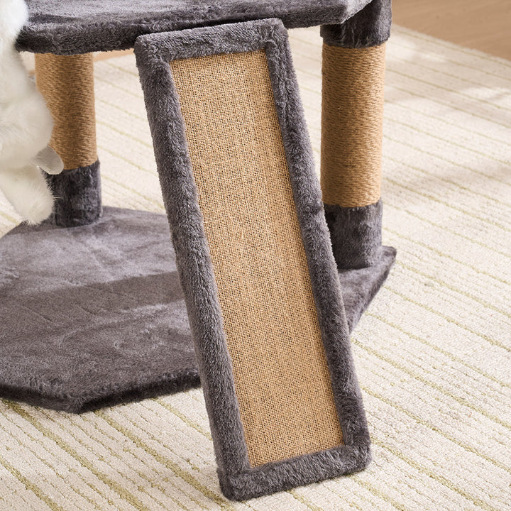 YOUNIKE Cat Tree 45in Cat Tower Condo for Kittens Pet House Play