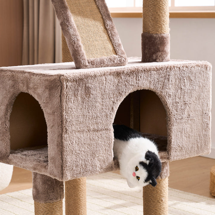 YOUNIKE 71in Cat Tree Large Multi-Level Cat Tower Condo for Indoor Cats
