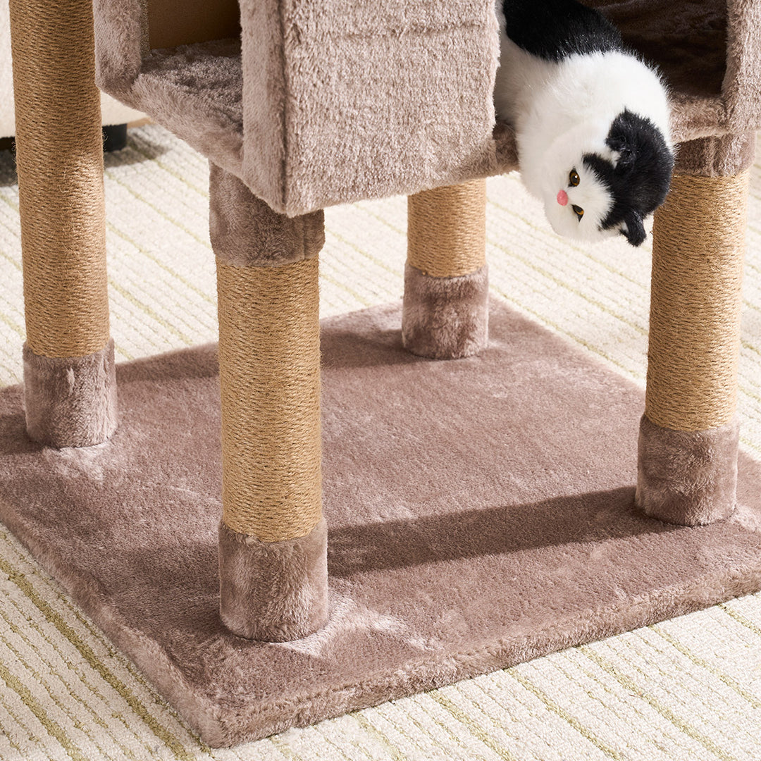 YOUNIKE 71in Cat Tree Large Multi-Level Cat Tower Condo for Indoor Cats