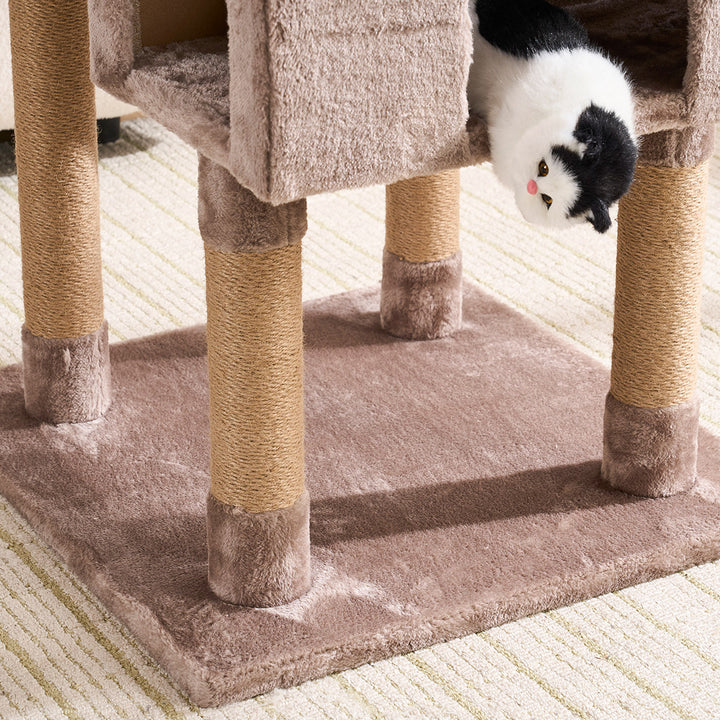 YOUNIKE 71in Cat Tree Large Multi-Level Cat Tower Condo for Indoor Cats