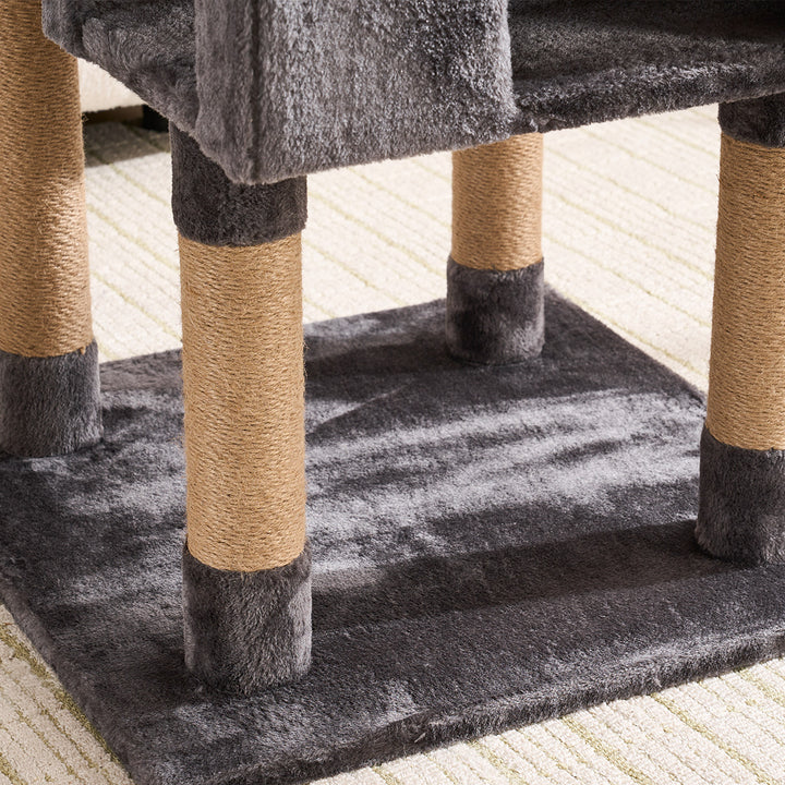 YOUNIKE 71in Cat Tree Large Multi-Level Cat Tower Condo for Indoor Cats