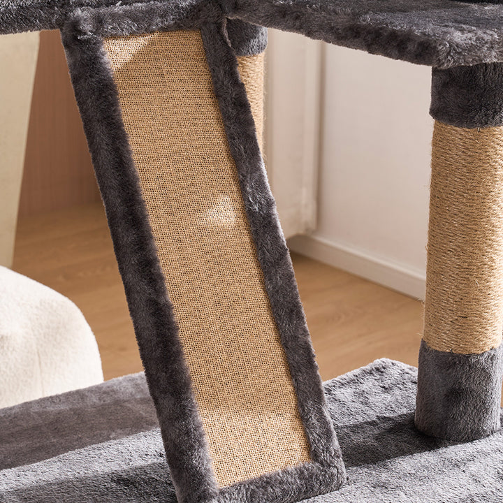 YOUNIKE 71in Cat Tree Large Multi-Level Cat Tower Condo for Indoor Cats