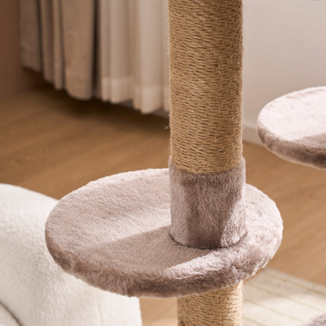 YOUNIKE 71in Cat Tree Large Multi-Level Cat Tower Condo for Indoor Cats