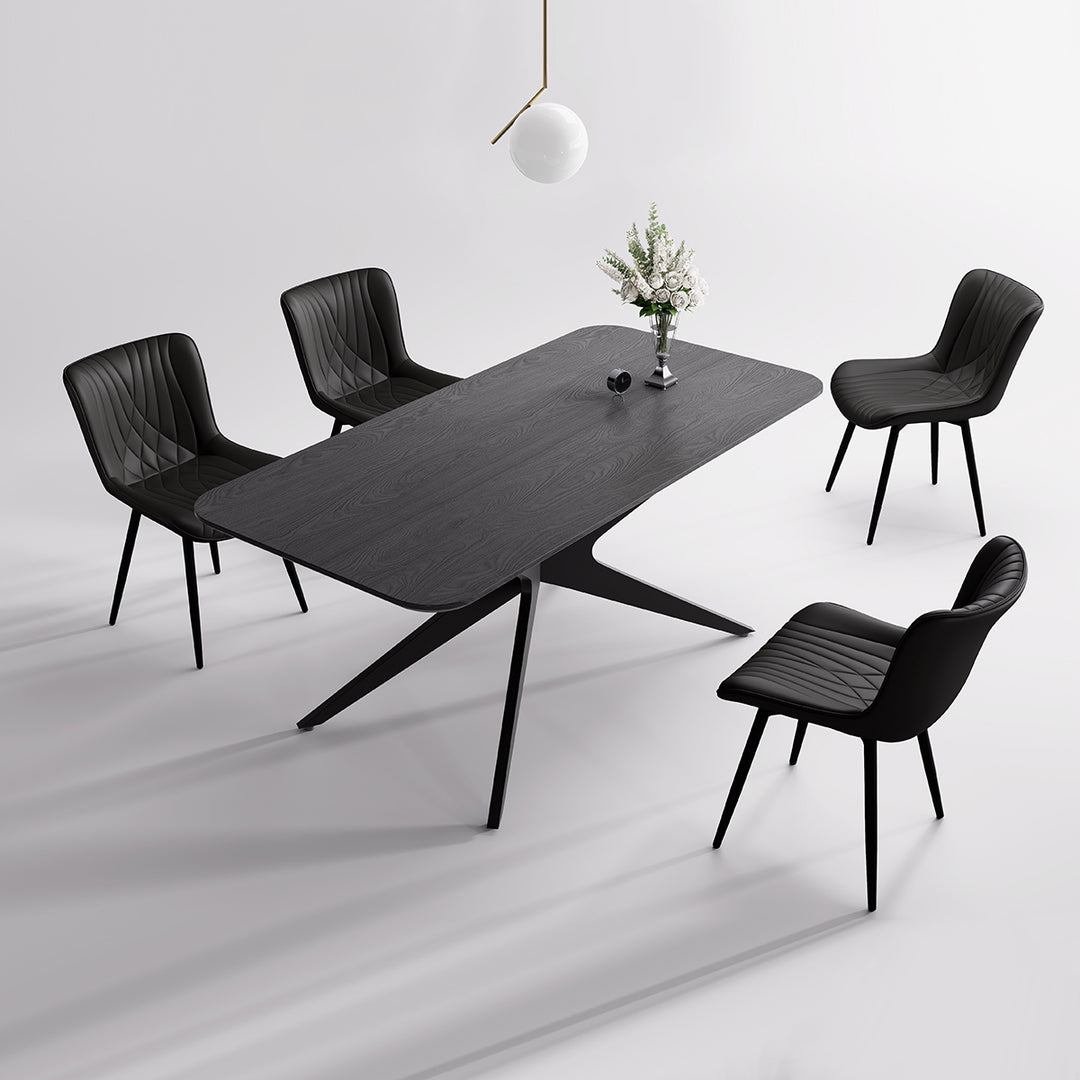 YOUNIKE Rectangle Wood Dining Table DTOG042-1