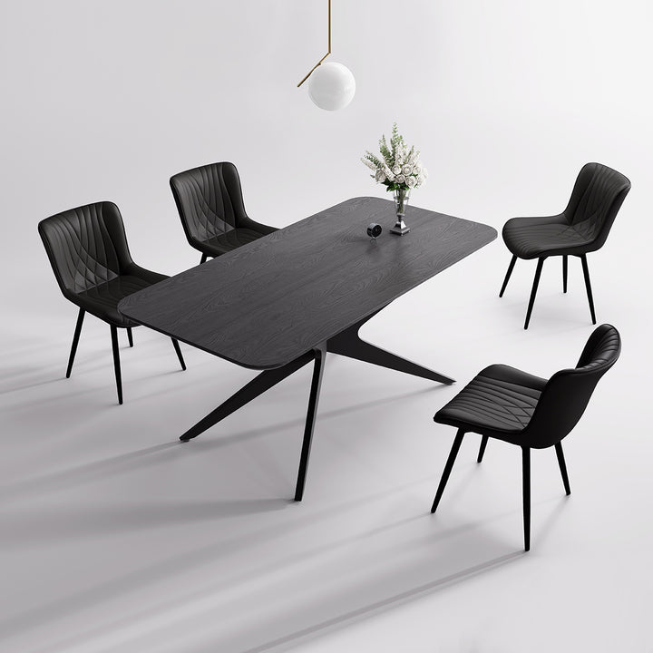 YOUNIKE Rectangle Wood Dining Table DTOG042-1