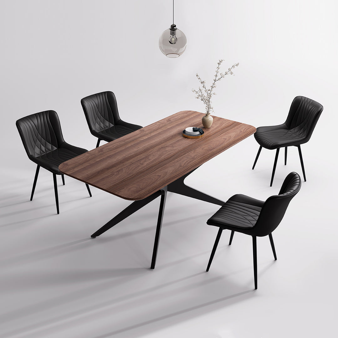 YOUNIKE Rectangle Wood Dining Table DTOG042-1
