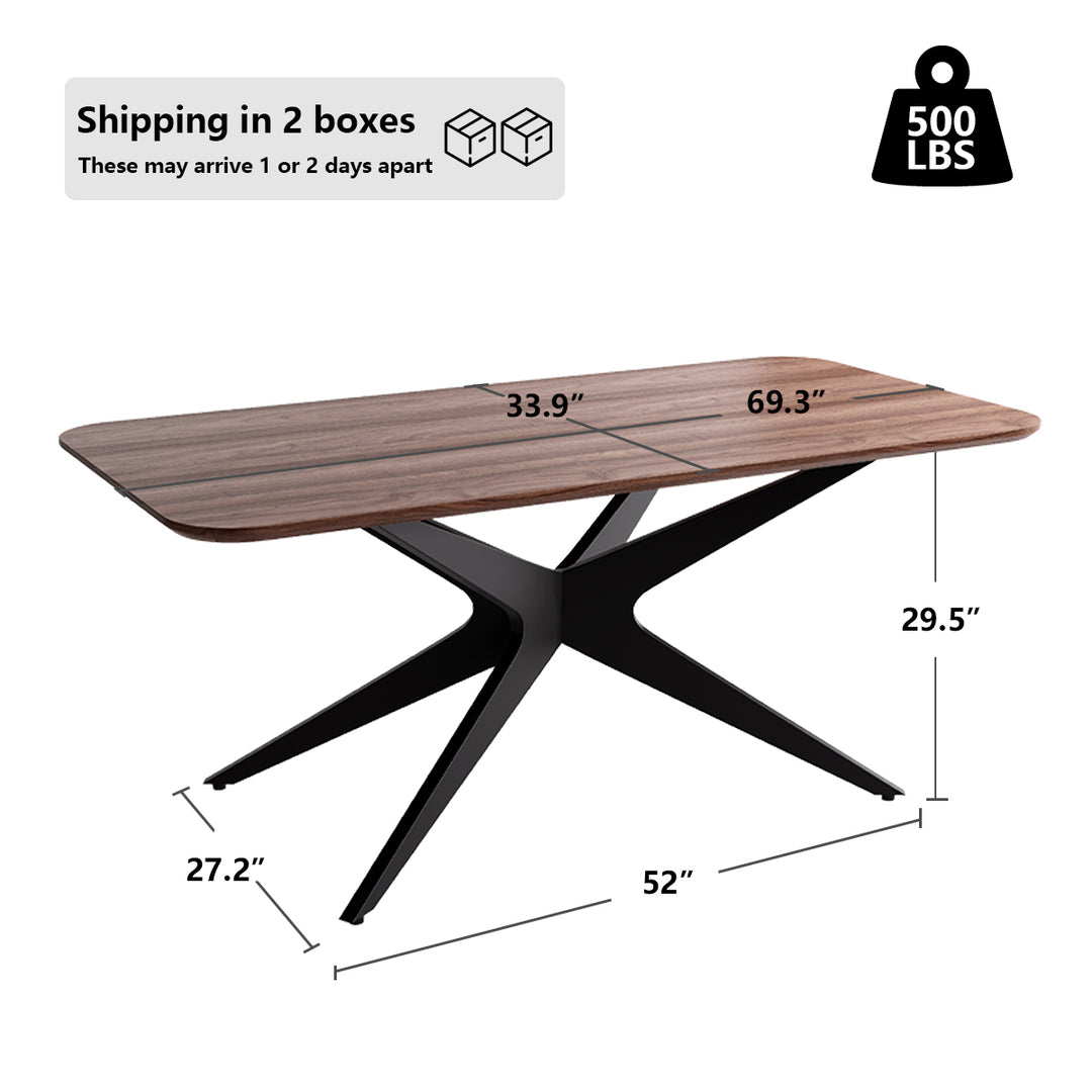 YOUNIKE Rectangle Wood Dining Table DTOG042-1