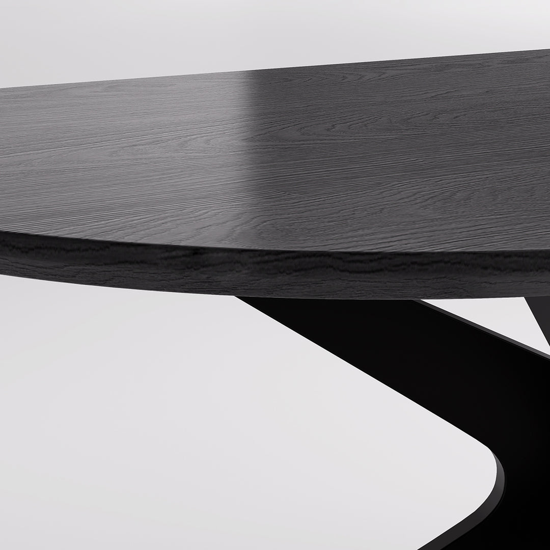 YOUNIKE Oval Wood Dining Table DTOG042-2