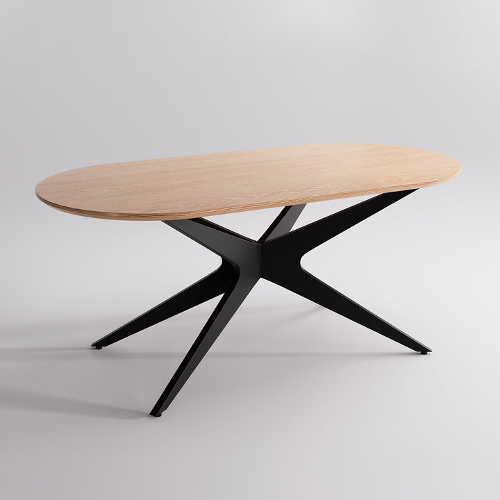 YOUNIKE Oval Wood Dining Table DTOG042-2