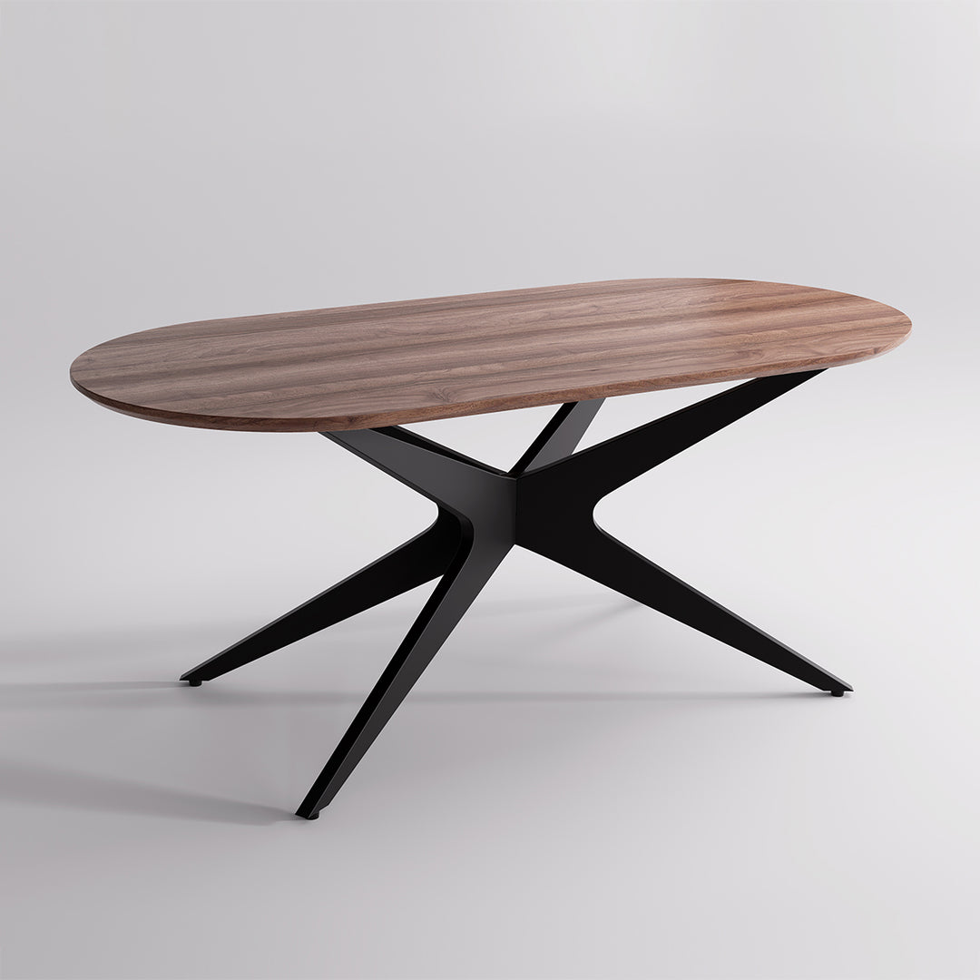 YOUNIKE Oval Wood Dining Table DTOG042-2