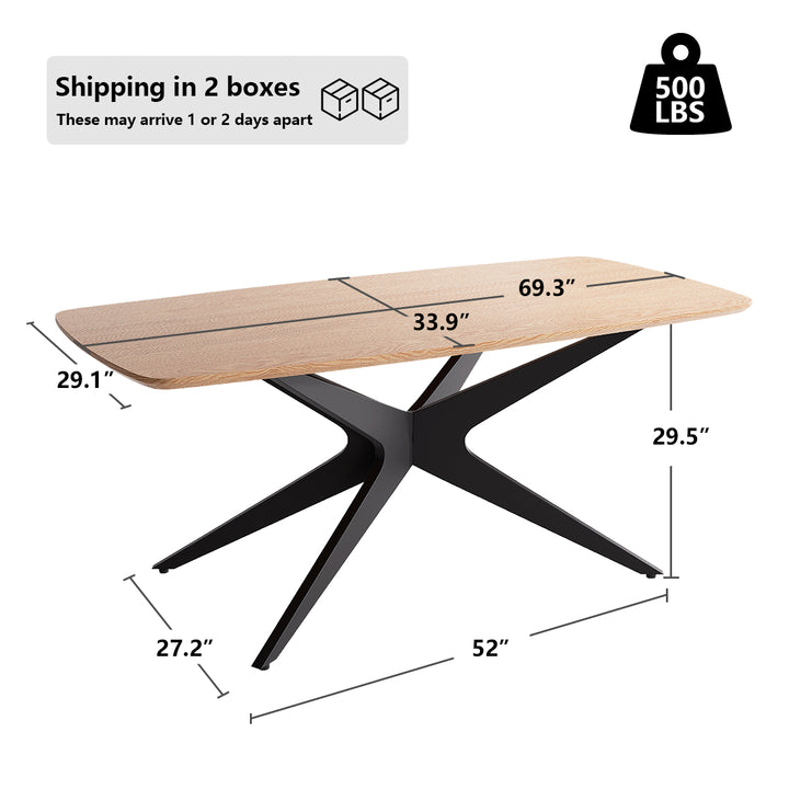 YOUNIKE Rectangle Wood Dining Table DTOG042