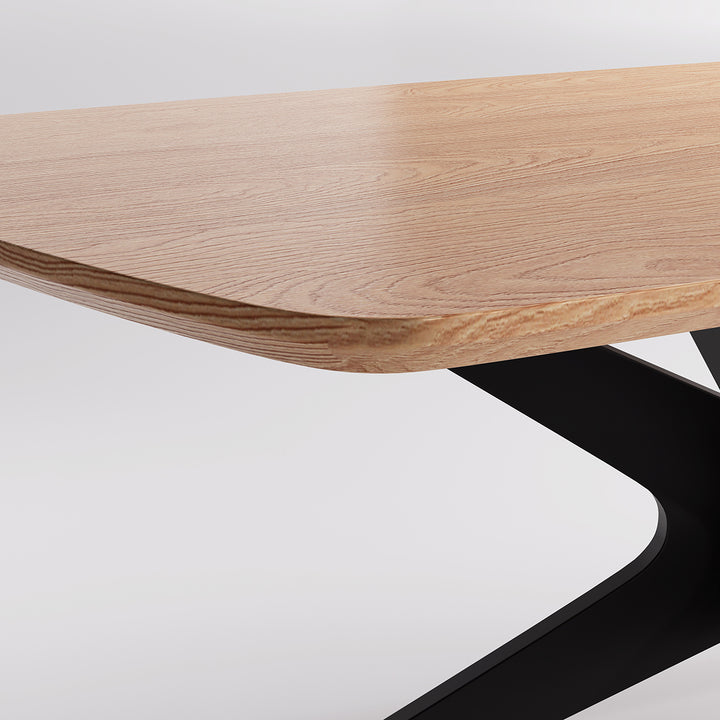 YOUNIKE Rectangle Wood Dining Table DTOG042