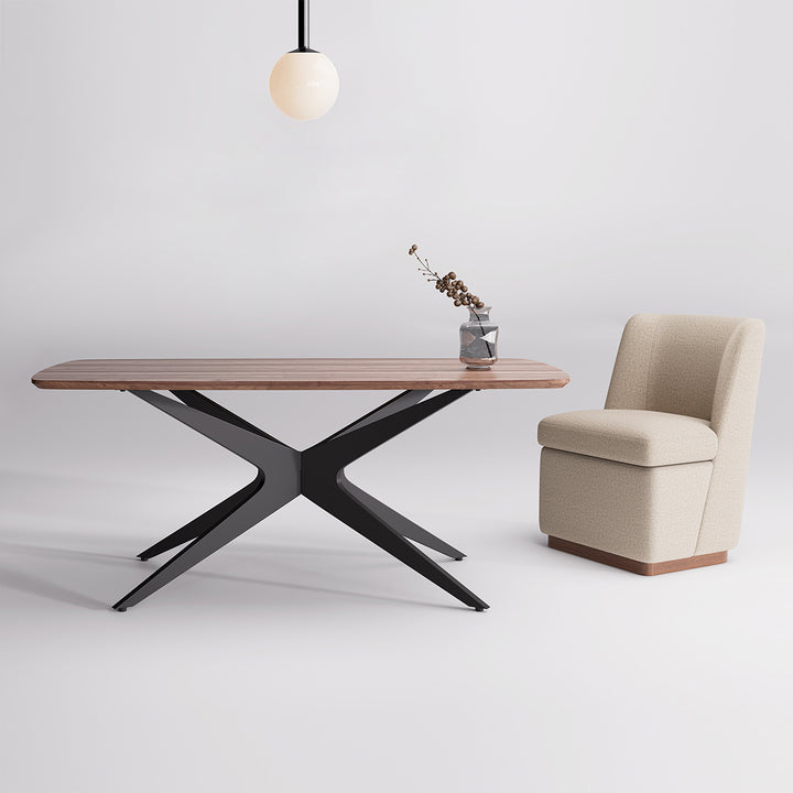 YOUNIKE Rectangle Wood Dining Table DTOG042