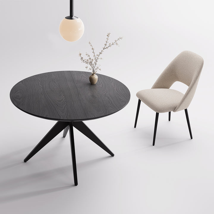 YOUNIKE Round Wood Dining Table DTOG058-1