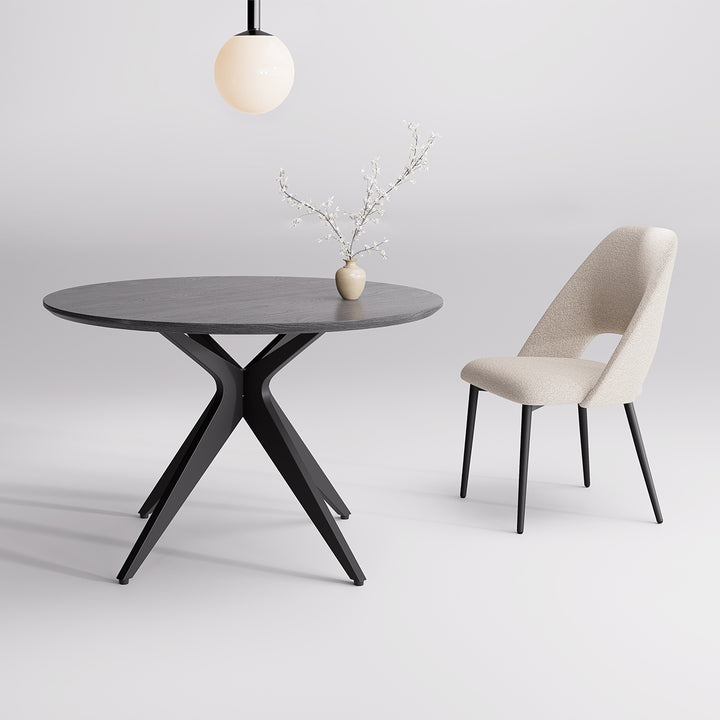 YOUNIKE Round Wood Dining Table DTOG058-1