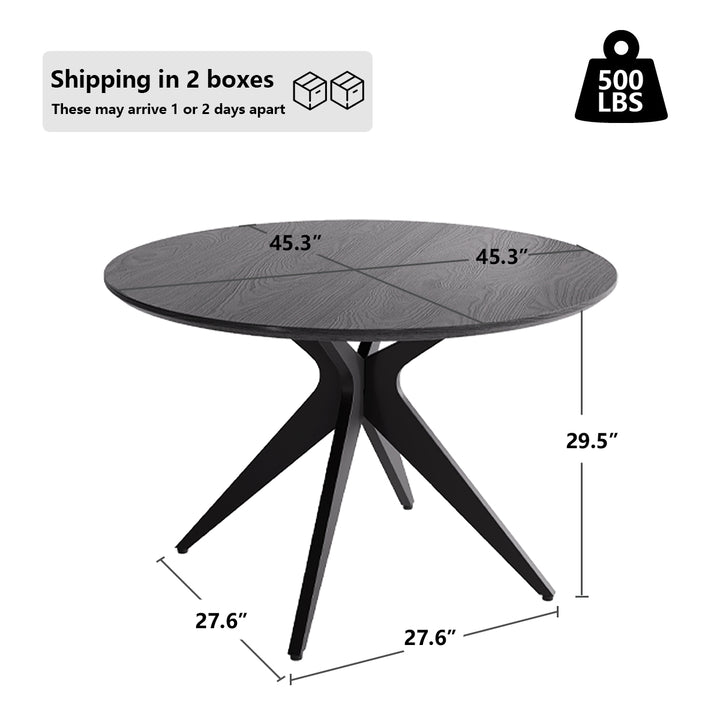 YOUNIKE Round Wood Dining Table DTOG058-1
