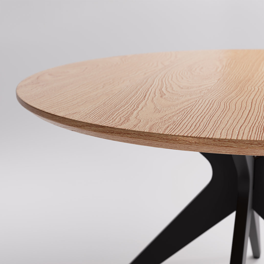 YOUNIKE Round Wood Dining Table DTOG058-1