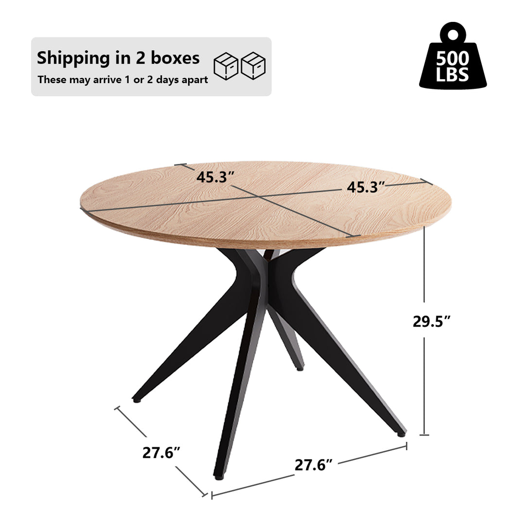 YOUNIKE Round Wood Dining Table DTOG058-1