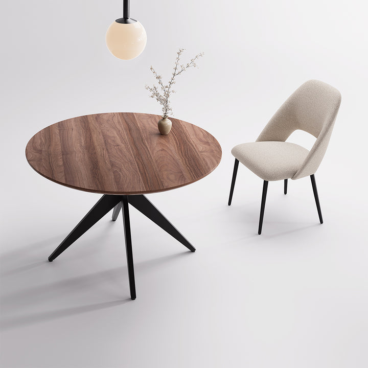 YOUNIKE Round Wood Dining Table DTOG058-1